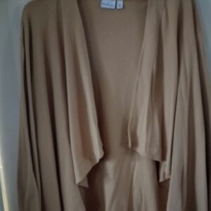 Women's Size 3x Tan Jacket